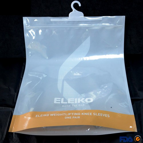 Quality Chinese Products Plastic Hanging Hook Bag with Plastic Hanger