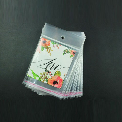 Alibaba Promotional supplier Maminated Material Header Card Self Adhesive Bag