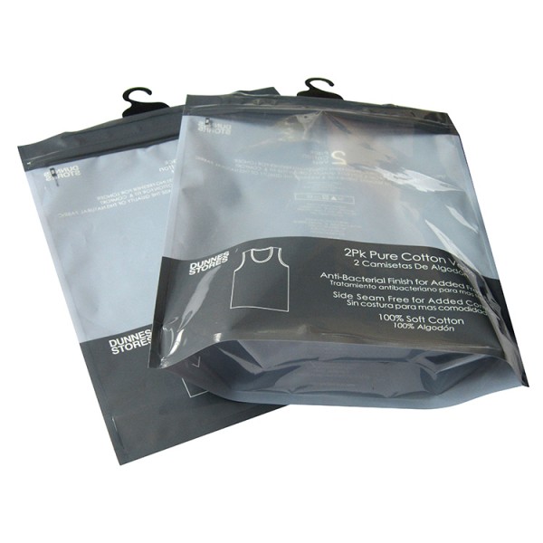 Reusable Hook Handle Underwear Briefs Clothes Plastic Bag