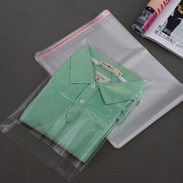 Customized Transparent Poly Packing Bag, High Quality Printed Plastic Opp Pen Bag