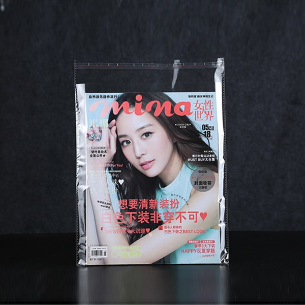 Customized Transparent Poly Packing Bag, High Quality Printed Plastic Opp Pen Bag