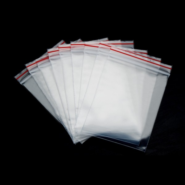 Custom Transparent PE Plastic Food Grade Packaging Ziplock Bags