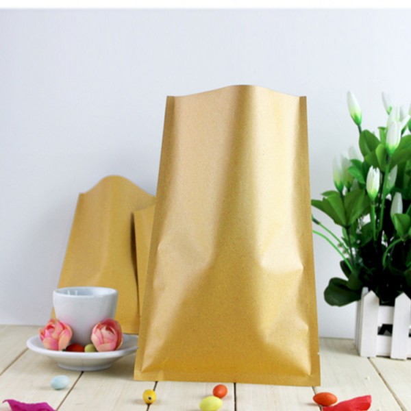 Custom Printed Heat Seal Plastic Bag, Food Vacuum Storage 3 Side Sealed Bag Pouch
