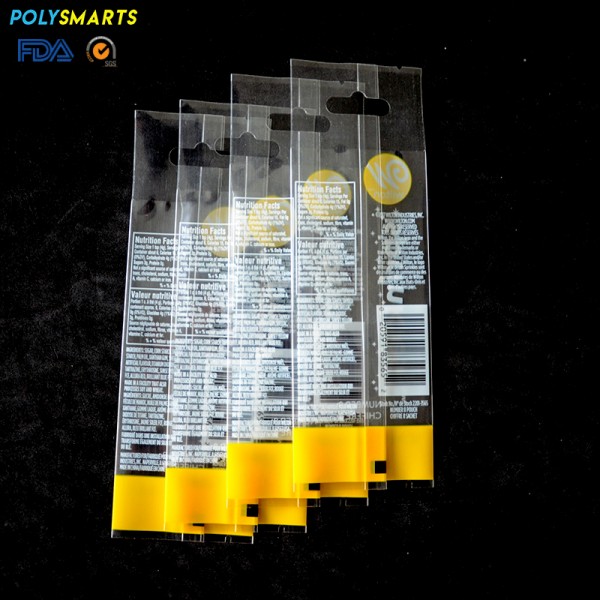 Alibaba New Design Different Size Back Seal Clear Poly Bag