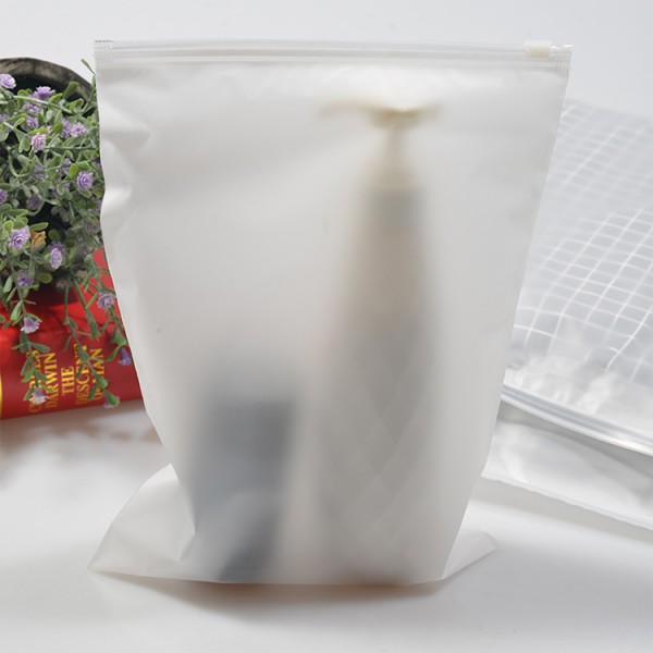 Hot Selling Waterproof Clear Transparent PE Plastic Zip Lock Bag For Garments